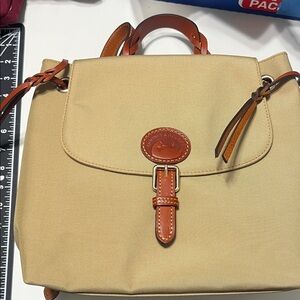 Dooney & Bourke Tan and Brown Women's Backpack